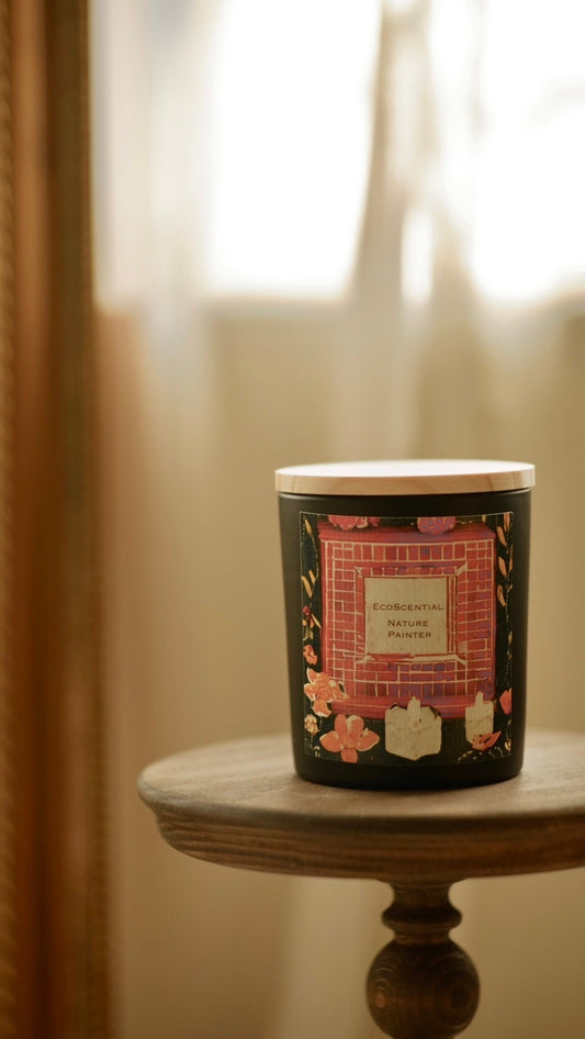 EcoScential Nature Painter Candle small 豪華蠟燭 "  自然畫家 "